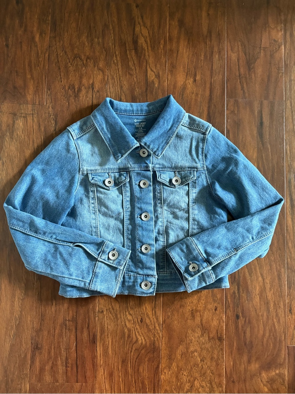 Light Blue Girls' Denim Jacket - Kids Jean Jacket